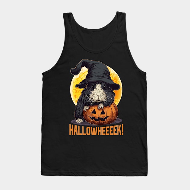 Funny and cute guinea pig halloween themed Tank Top by Urbana Fly